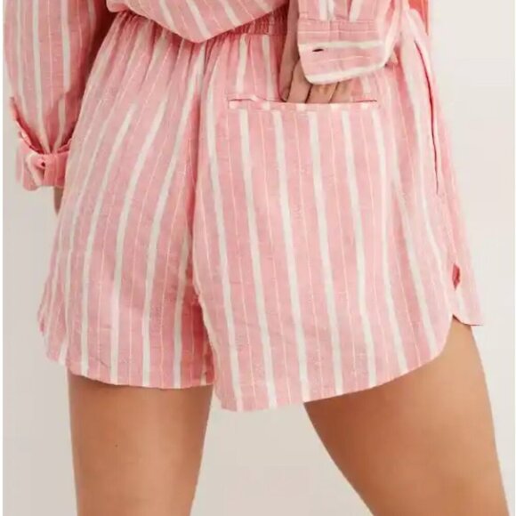 EUC Aerie Linen Blend High Waisted Short - Picture 6 of 6